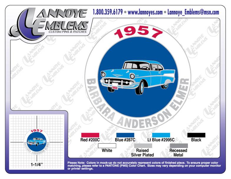 Lannoye Emblems Proof Sample