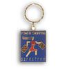 Cloisonné Gold Key Ring