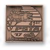 Die Struck, antique copper plating